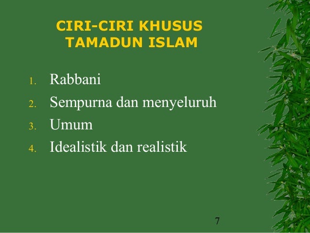 Islam dlm tamadun mlyu serta peranannya dlm tmadun malaysia