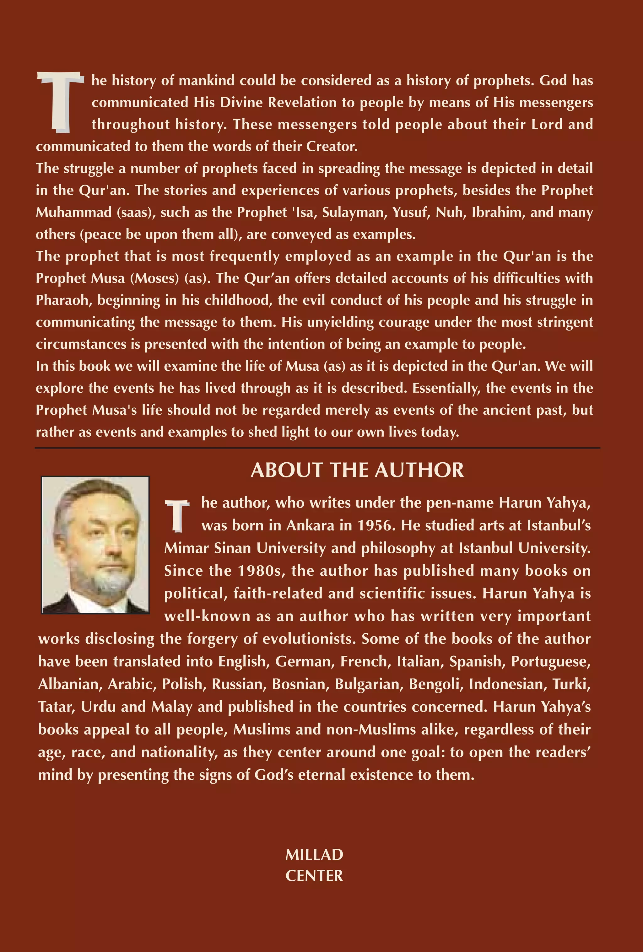 [ Islam] [ haroon yahya] [ quran] [ harun] [moses] prophet musa | PDF