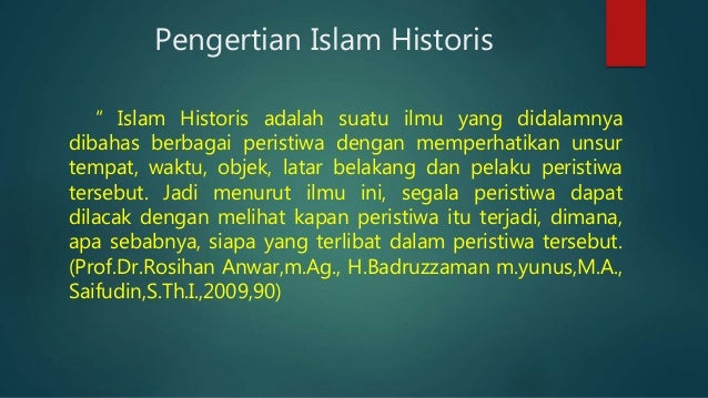 Islam historis dan normatif