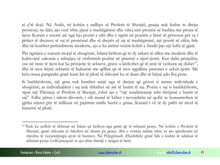 Islami Feja E Njerzimit