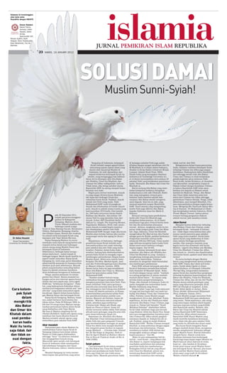 Bulletin Islamia 01 19 januari 2012-solusi damai sunni syiah