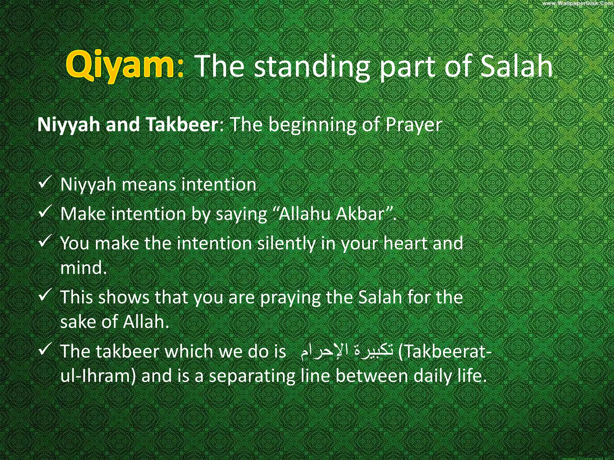 How To Pray Islamic PPTX