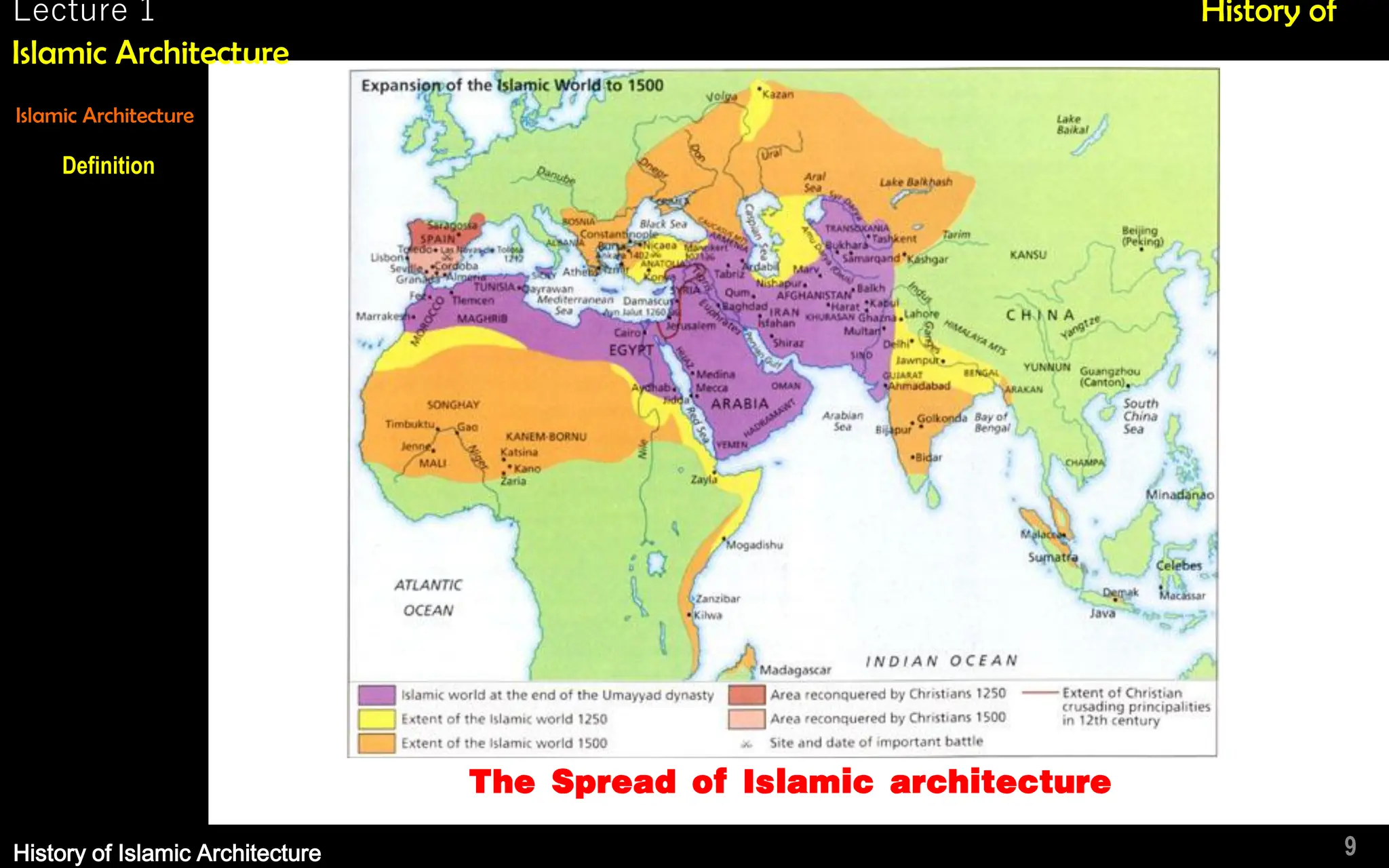 Islamic Map Making Islamic-architecture-FALL2023-lec1.pdf education | PDF