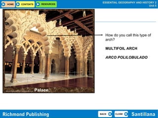 The taifas  How do you call this type of arch? MULTIFOIL ARCH ARCO POLILOBULADO Click on the blue buttons on the map. ……………… . Palace, Zaragoza  