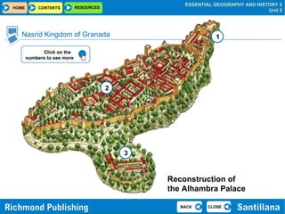 Nasrid Kingdom of Granada Reconstruction of  the Alhambra Palace 1 2 3 Click on the  numbers to see more 