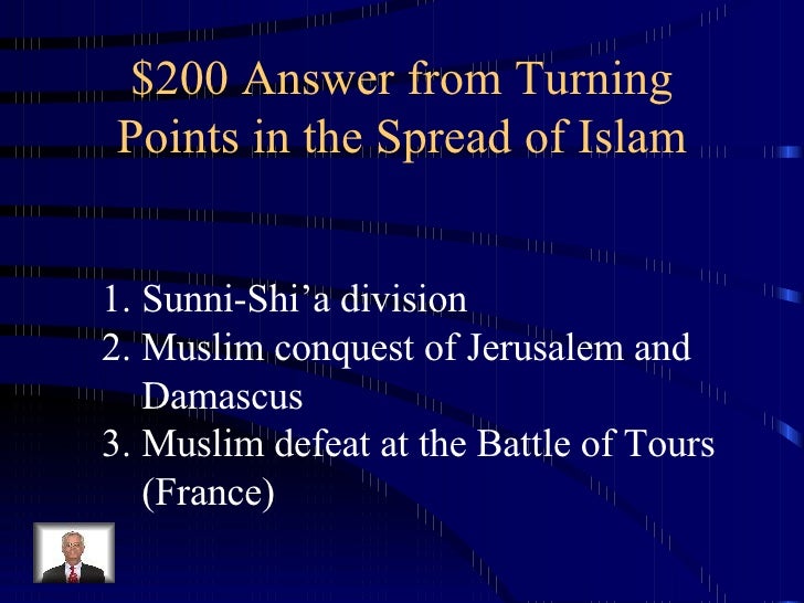 Islamic Civilizations Jeopardy