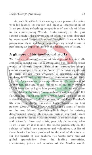Islamic Concept of Knowledge | PDF