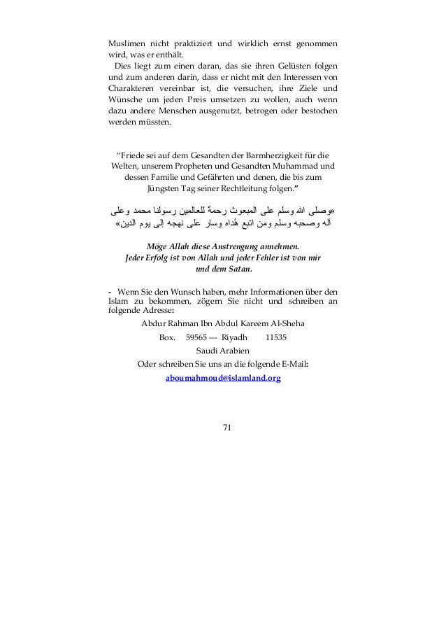 Islam Und Sexualitat