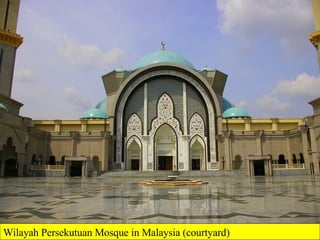 Wilayah Persekutuan Mosque in Malaysia (courtyard) 