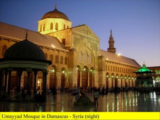 Umayyad Mosque in Damascus - Syria (night) 