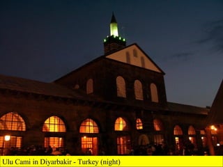 Ulu Cami in Diyarbakir - Turkey (night) 
