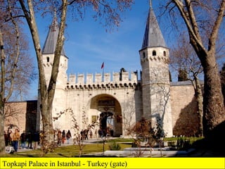 Topkapi Palace in Istanbul - Turkey (gate) 