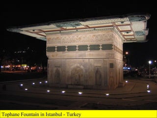 Tophane Fountain in Istanbul - Turkey 