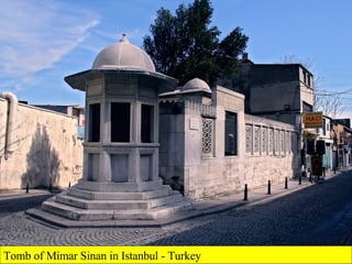 Tomb of Mimar Sinan in Istanbul - Turkey 