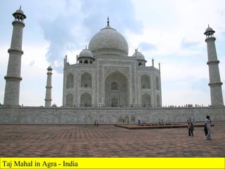Taj Mahal in Agra - India 