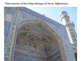 Tiled exterior of the Friday Mosque of Herat, Afghanistan
 