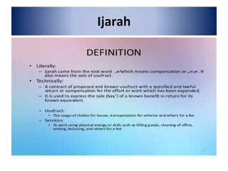 Ijarah
 