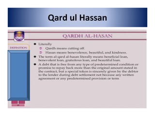 Qard ul Hassan
 