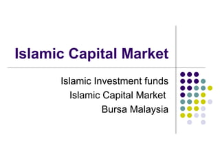 Islamic Capital Market Islamic Investment funds Islamic Capital Market  Bursa Malaysia 