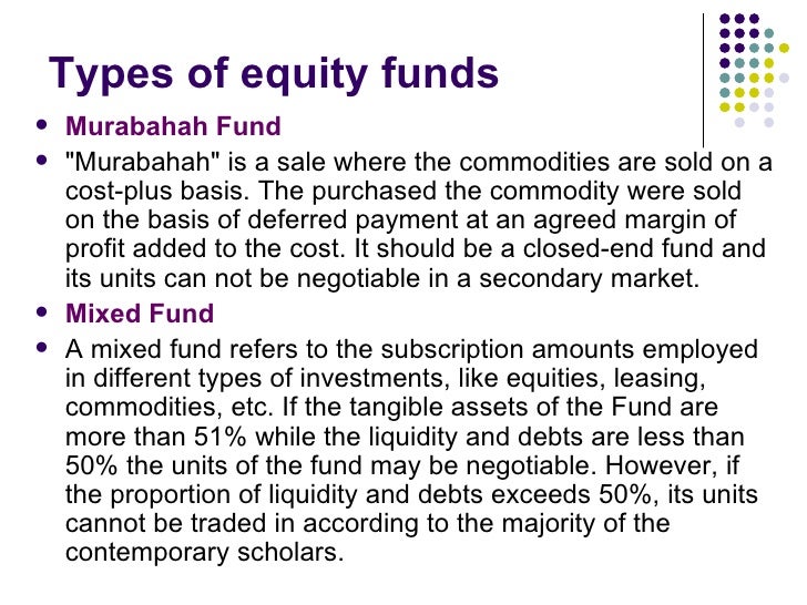 Types Of Islamic Capital Market