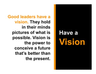 Leading from the Heart