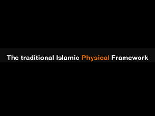 The traditional Islamic Physical Framework
 