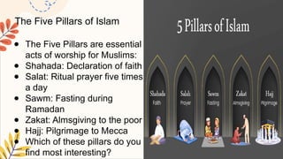 Islam Rituals And Practices Islamic civilization is a cultural and religious tradition | PPTX