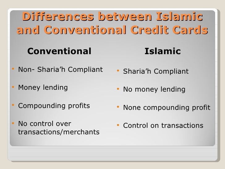 Islamic Credit Cards In Pakistan