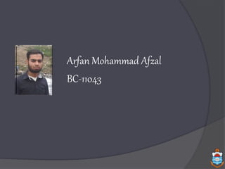 Arfan Mohammad Afzal
BC-11043
 