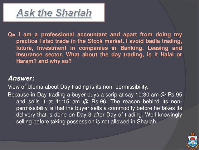 Is The Stock Market Haram In Islam - Https Link Springer Com Content Pdf 10 1023 A 1006161616855 Pdf : Trading in stock market is trading in the stock market haram if it is haram what can i do with the shares i have right now and its value is less than the price i paid how i can invest my money in a country like canada and our countries have almost the same structure praise be to allah the lord of the worlds and blessings and peace be upon our prophet muhammad and upon all his family and.