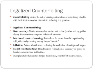 Understanding Legalized Counterfeiting and Islamic Finance Principles ...