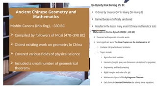 Islamic, Hindu and Chinese Mathematics ppt | PPTX