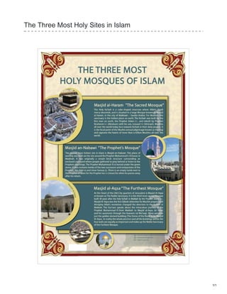 The Three Most Holy Sites in Islam
1/1
 