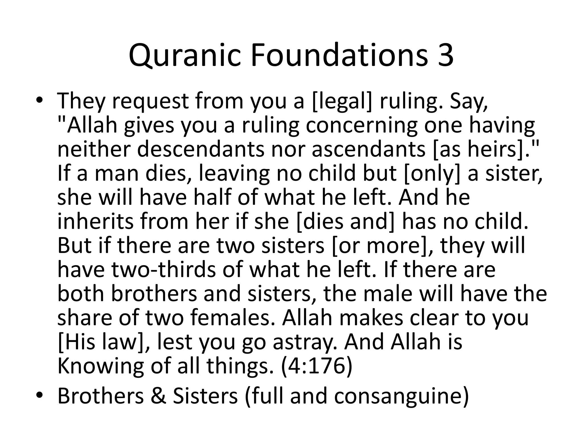 Islamic law of inheritance An Introduction | PPTX