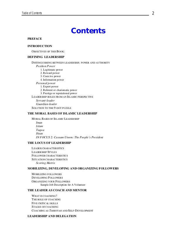 Essay kepemimpinan dalam islam 06 picture