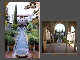 EL GENERALIFE: GALERÍA Y PATIO. 