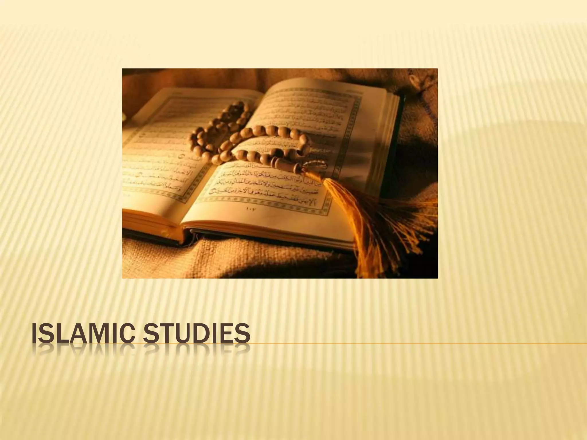 Islamic studies | PPTX
