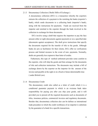 Islamic trade financing | DOCX