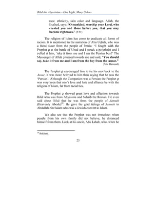 Exalted Races Islamic viewpoint on racism | PDF