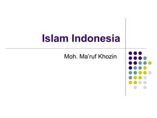 Islam Indonesia
Moh. Ma’ruf Khozin
 