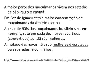 Que é a Fraternidade Muçulmana?
Fundada em 1928, a IRMANDADE MUÇULMANA luta para
estabelecer a sharia como base para governos, é considerada
a precursora do fundamentalismo islâmico contemporâneo,
que, a partir de cisões, deu origem a grupos mais violentos
como o HAMAS e a AL-QAEDA.
Tem o objetivo de unificar os países de população muçulmana e
opõe-se às tendências seculares de algumas nações islâmicas
(ex: Turquia, Líbano, Egito, Marrocos) assim como rejeita as
influências SUFI (reflexões sobre o Alcorão) e o chamado
“ISLAMISMO MODERADO“.
O lema da organização é:”Allah é o nosso objetivo, Maomé é o
nosso líder, a jihad é nosso caminho. Morrer no caminho de
Allah é nossa maior esperança.”
 