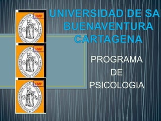 PROGRAMA
DE
PSICOLOGIA
 