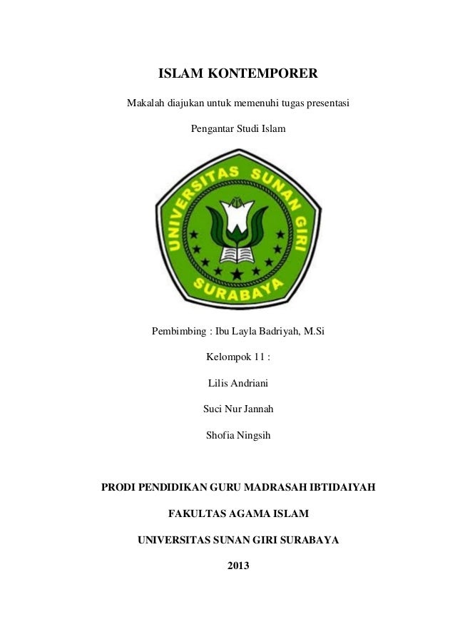 Islam Kontemporer Islam Dan Gender
