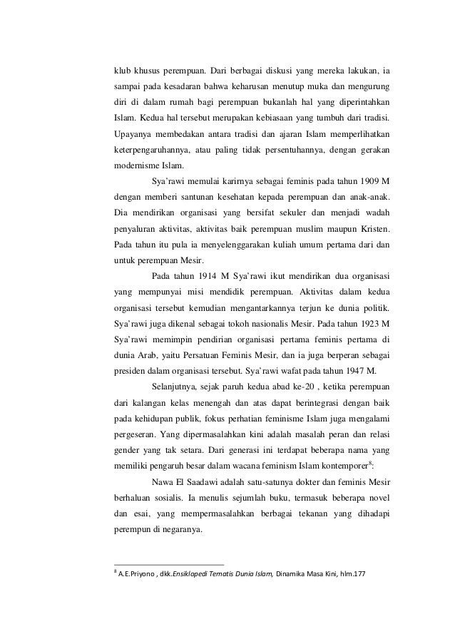 Islam Kontemporer Islam Dan Gender