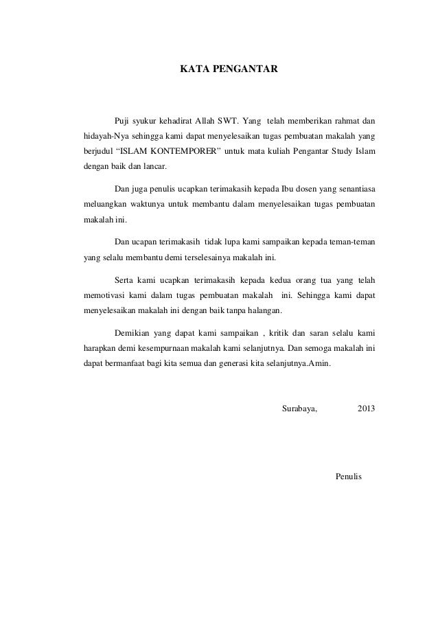 Islam Kontemporer Islam Dan Gender