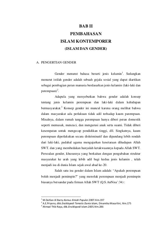 Makalah Tentang Hukum Islam Kontemporer