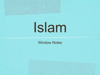 Islam ,[object Object]