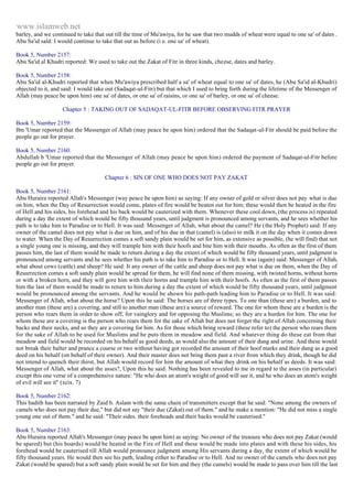 Islam - Saheeh Muslim Hadith