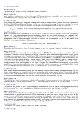 Islam - Saheeh Muslim Hadith