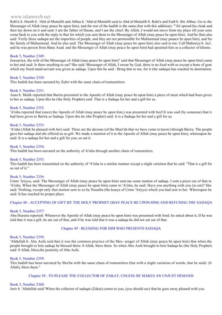 Islam - Saheeh Muslim Hadith